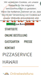 Mobile Screenshot of pizzeria-hawaii.at